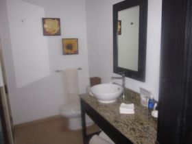 Renovated condo bathroom in Ambergris Caye, Belize – Best Places In The World To Retire – International Living